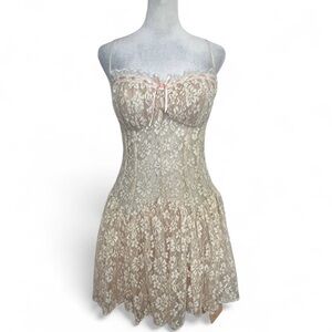Lace Made Cream Lace Dress